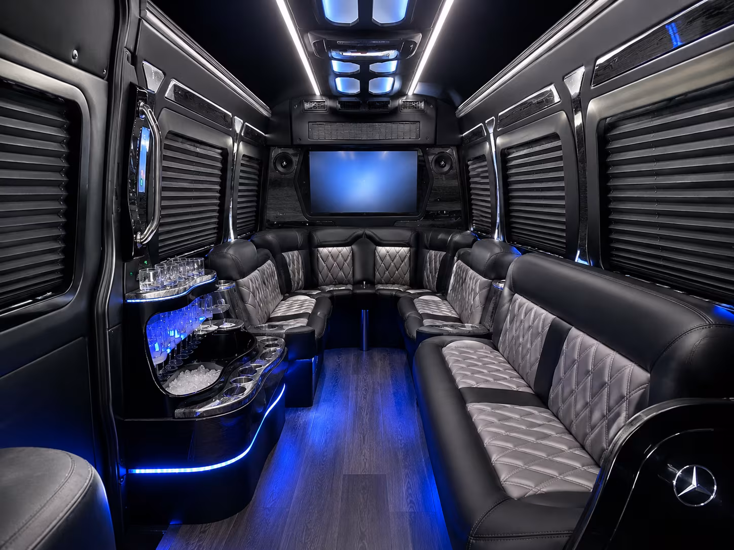 allen corporate event transportation onboard seating