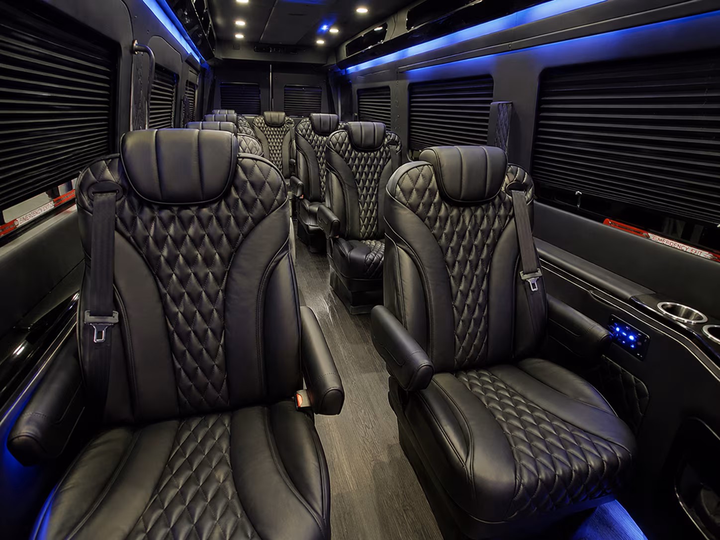 allen long distance transportation onboard seating