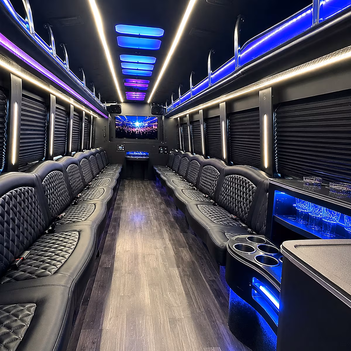 allen party bus rentals inside