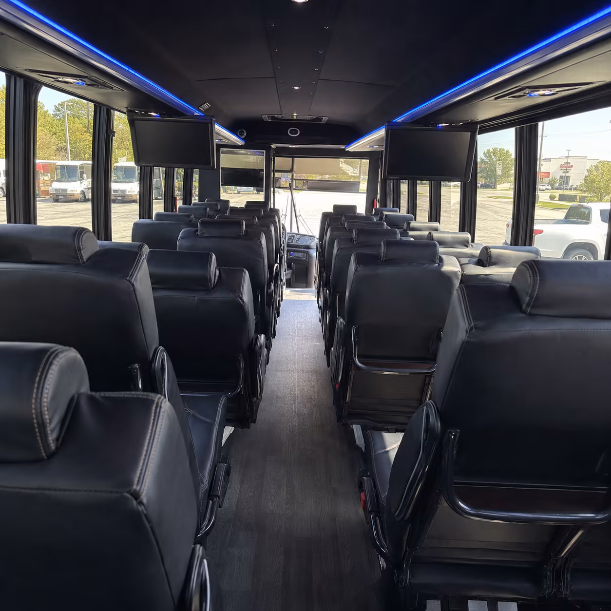 allen religious group transportation onboard seating